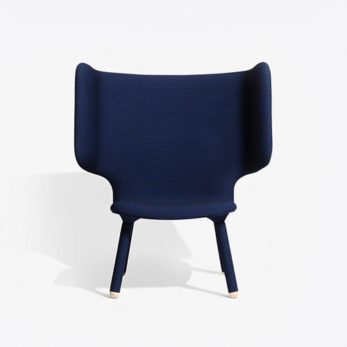 Tempo Chair Moderne rød lænestol - Fås i flere farver - Øreklap